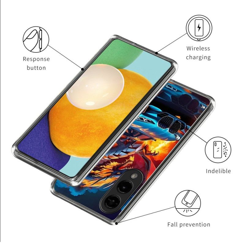 Deksel Samsung Galaxy S25 5g Edge Dragesportsbil Beskyttelse Deksel