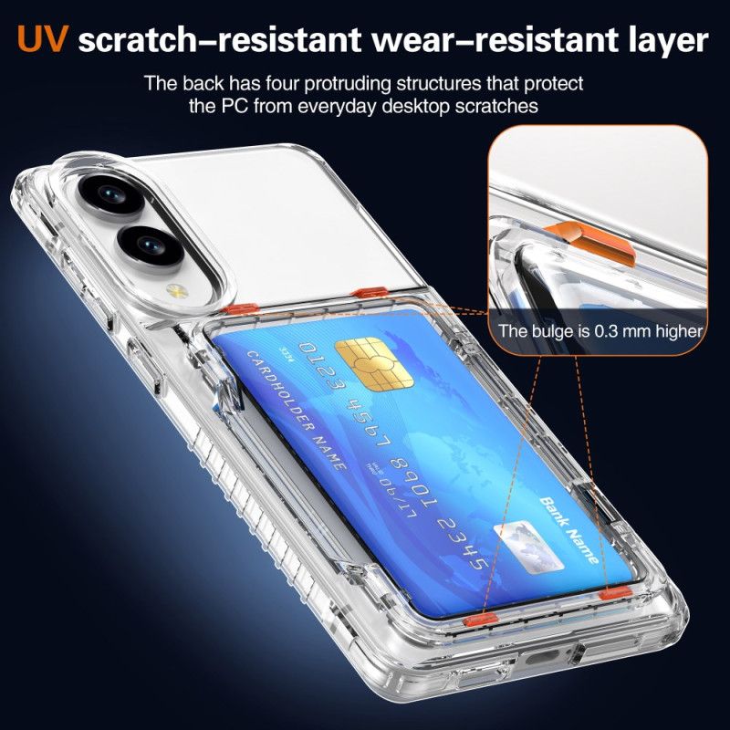 Deksel Samsung Galaxy S25 5g Edge Klar Og Kortholder