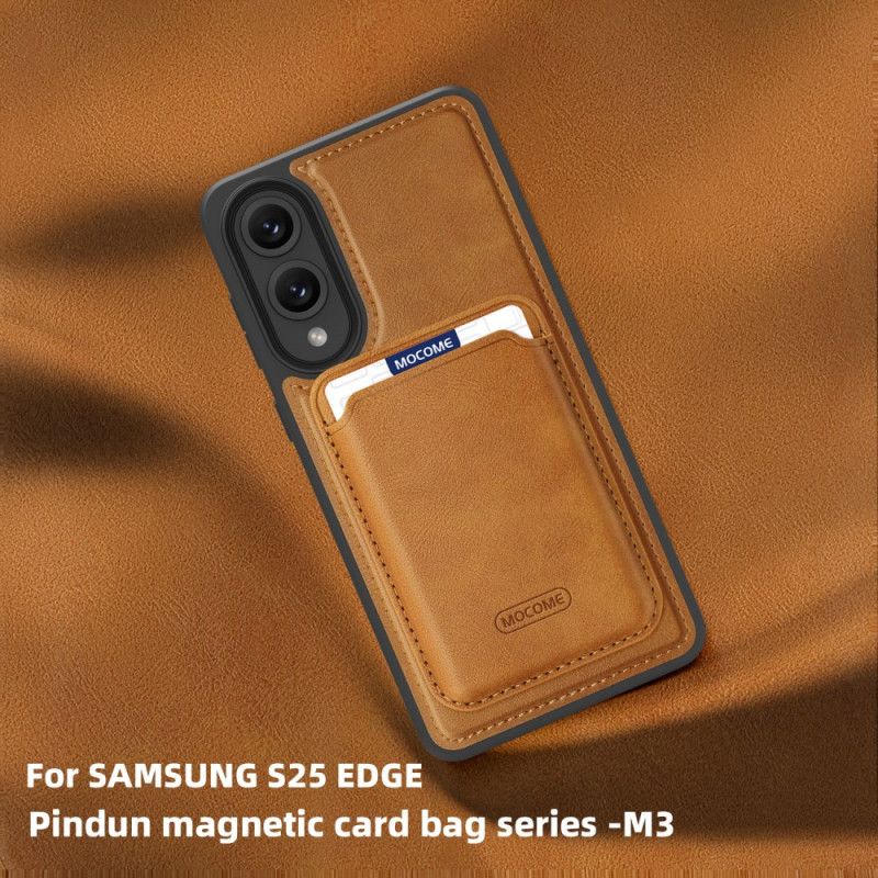 Deksel Samsung Galaxy S25 5g Edge Magnetisk Med Avtakbar Kortholder