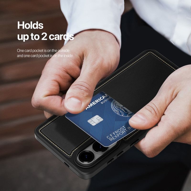 Deksel Samsung Galaxy S25 5g Edge Magnetisk Med Kortholder