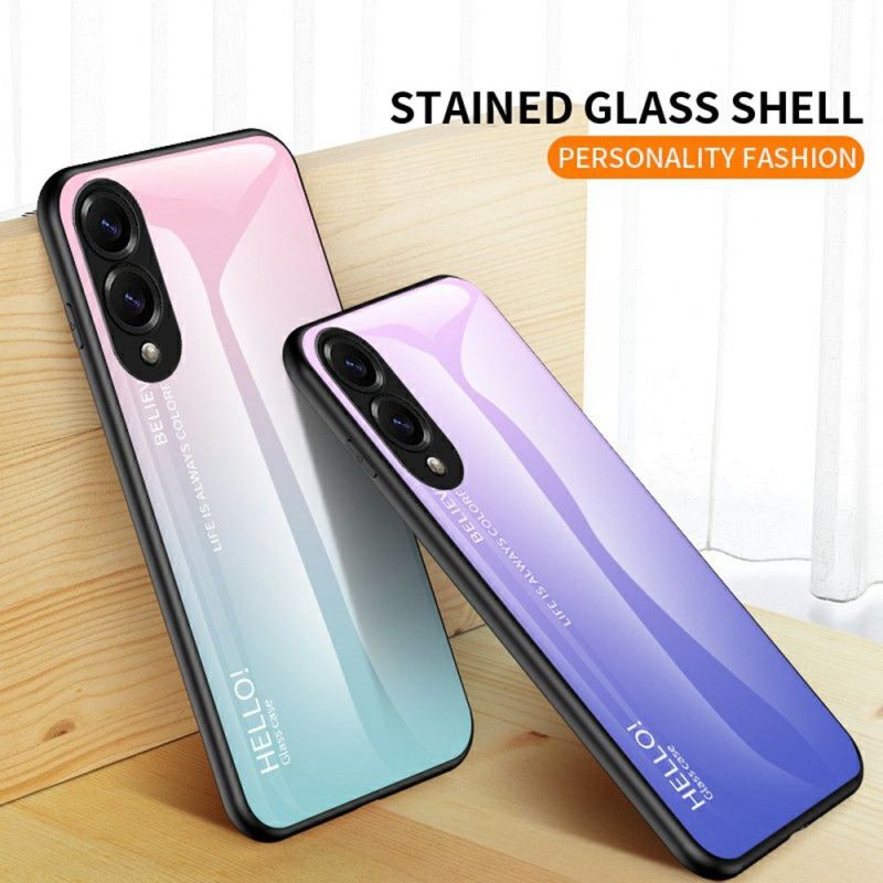 Deksel Samsung Galaxy S25 5g Edge Mobildeksel Hello I Herdet Glass