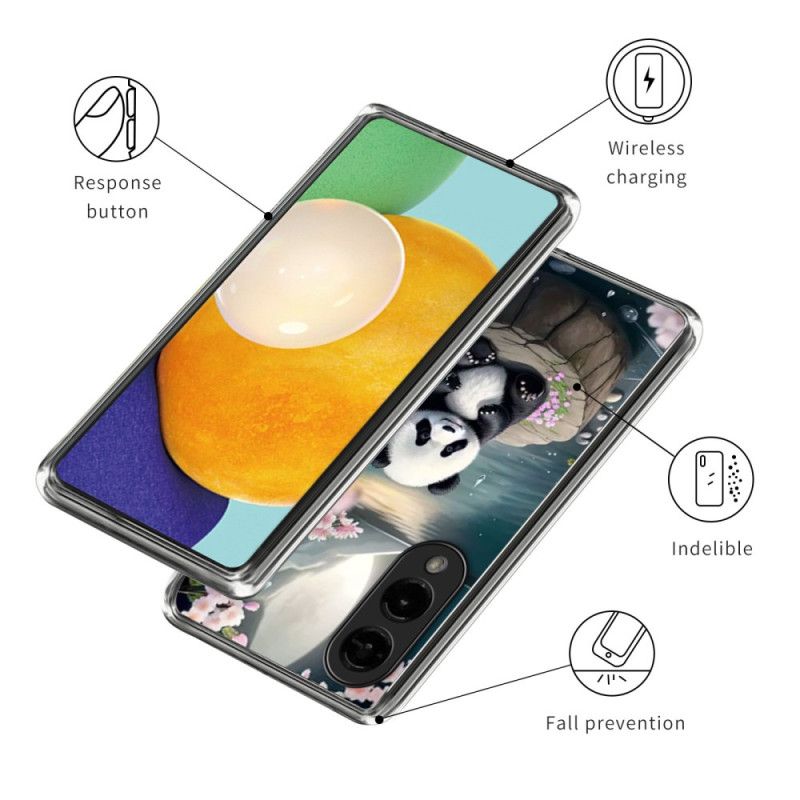 Deksel Samsung Galaxy S25 5g Edge Søt Panda