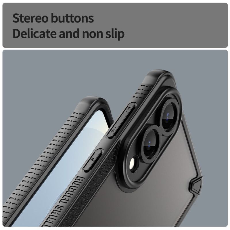 Deksel Til Samsung Galaxy S25 5g Edge Børstet Gjennomsiktig