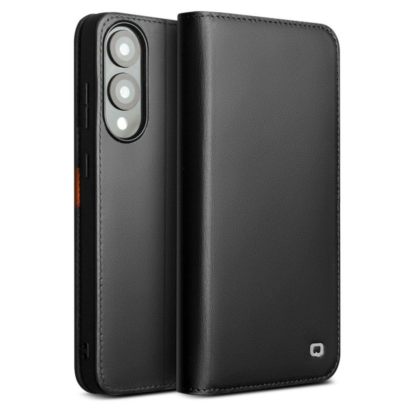 Folio Deksel Lær Samsung Galaxy S25 5g Edge Prestige Qialino-lommebok