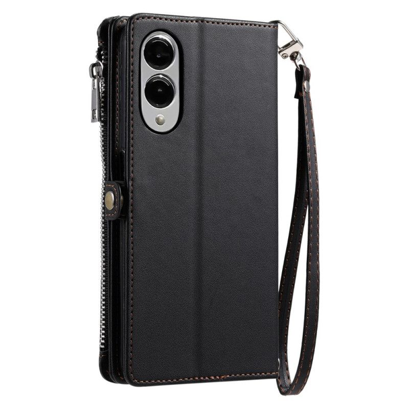 Folio Deksel Samsung Galaxy S25 5g Edge Ergonomisk Håndleddsstropp Beskyttelse Deksel