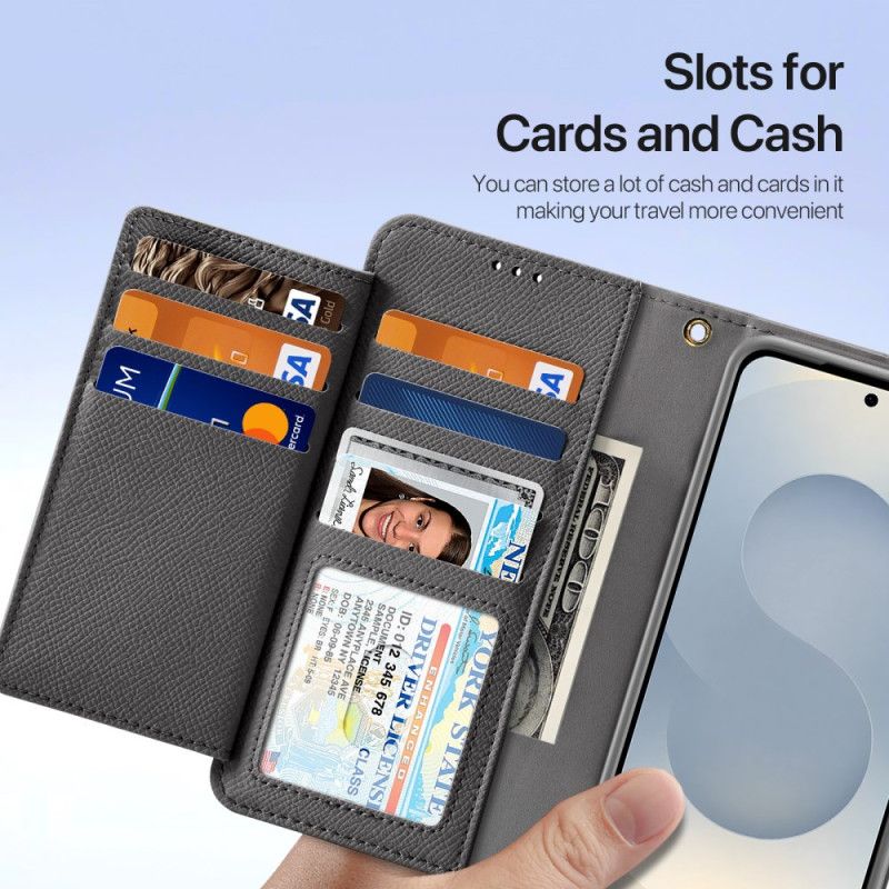 Folio Deksel Samsung Galaxy S25 5g Edge Lawa-serien Dux Ducis