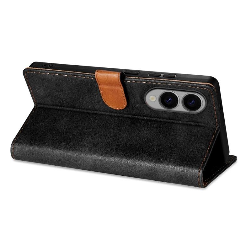 Folio Deksel Samsung Galaxy S25 5g Edge N.bekus Vintagestil Beskyttelse Deksel