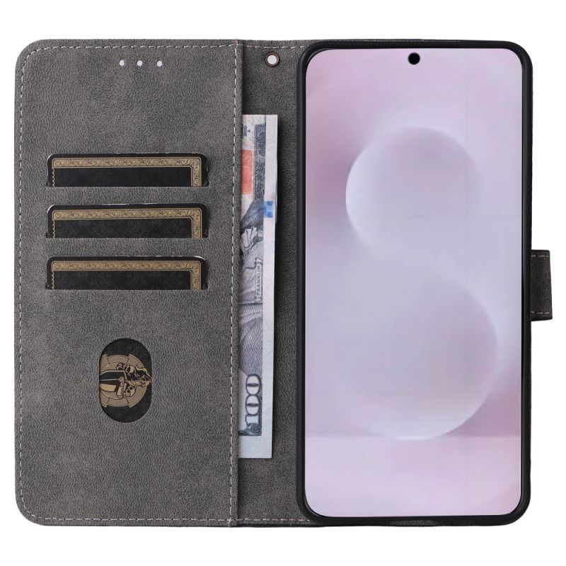 Folio Deksel Samsung Galaxy S25 5g Edge Rfid-funksjon Med Stropp