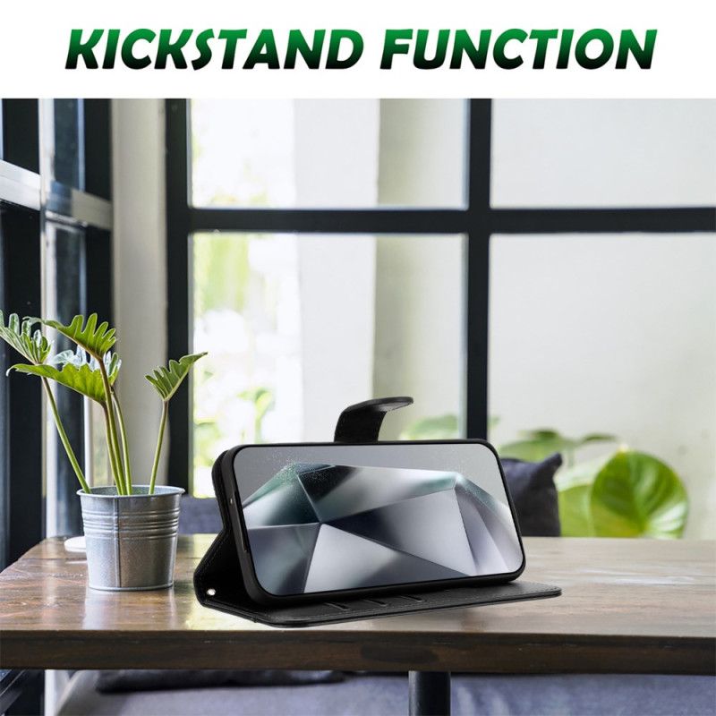 Folio Deksel Samsung Galaxy S25 5g Edge Stroppdesign Beskyttelse Deksel