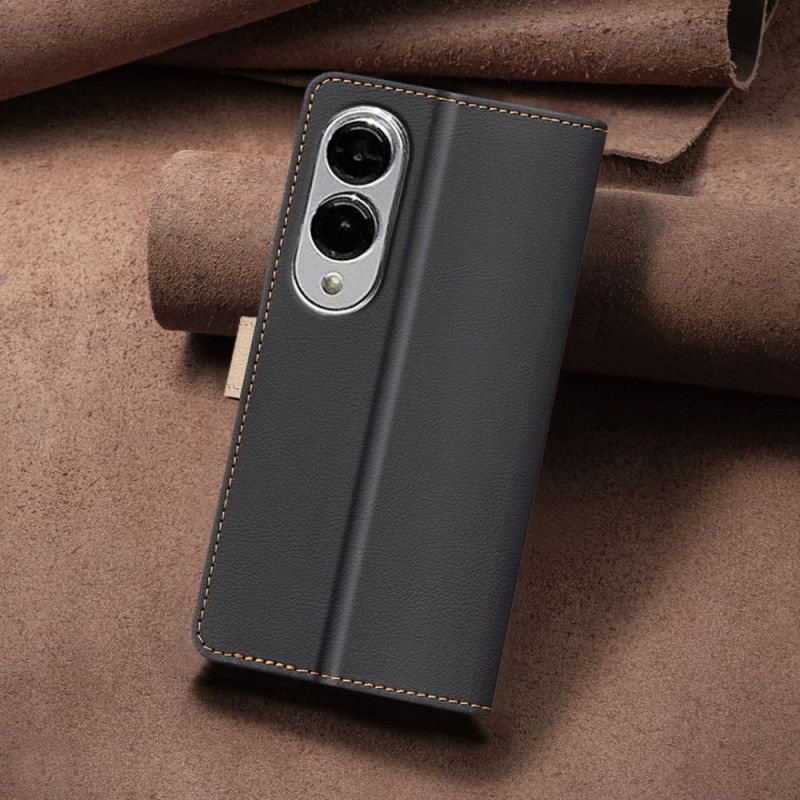 Folio Deksel Samsung Galaxy S25 5g Edge Tofarget Binfen-farge Beskyttelse Deksel