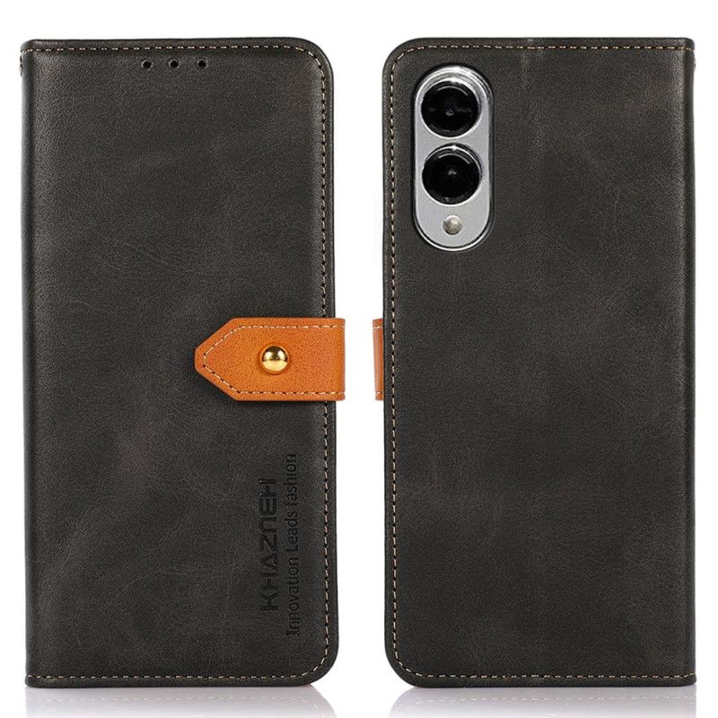 Folio Deksel Til Samsung Galaxy S25 5g Edge Khazneh Gullspenne