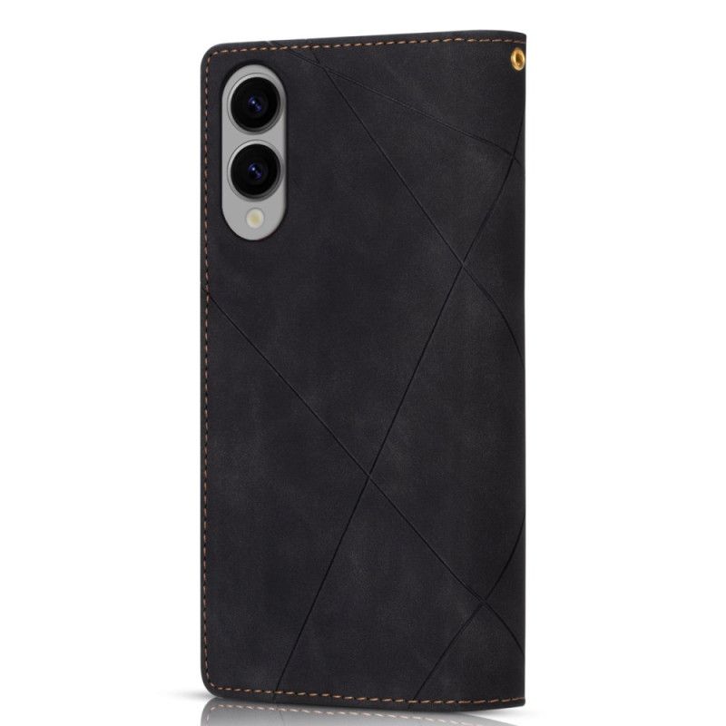 Folio Deksel Til Samsung Galaxy S25 5g Edge Lommebok Med Diamantmønster