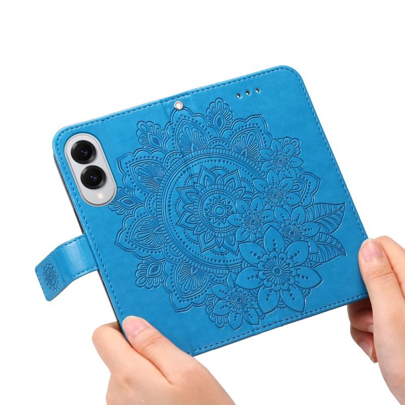 Folio Deksel Til Samsung Galaxy S25 5g Edge Mandala-trykk