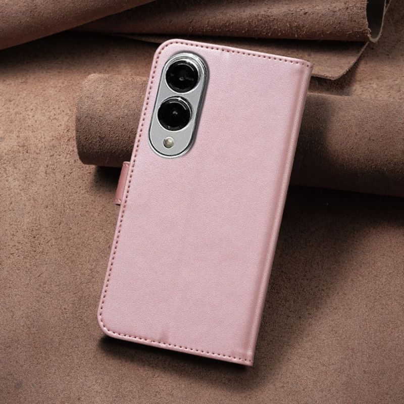 Lærdeksel Folio Deksel Samsung Galaxy S25 5g Edge Kløvermønster