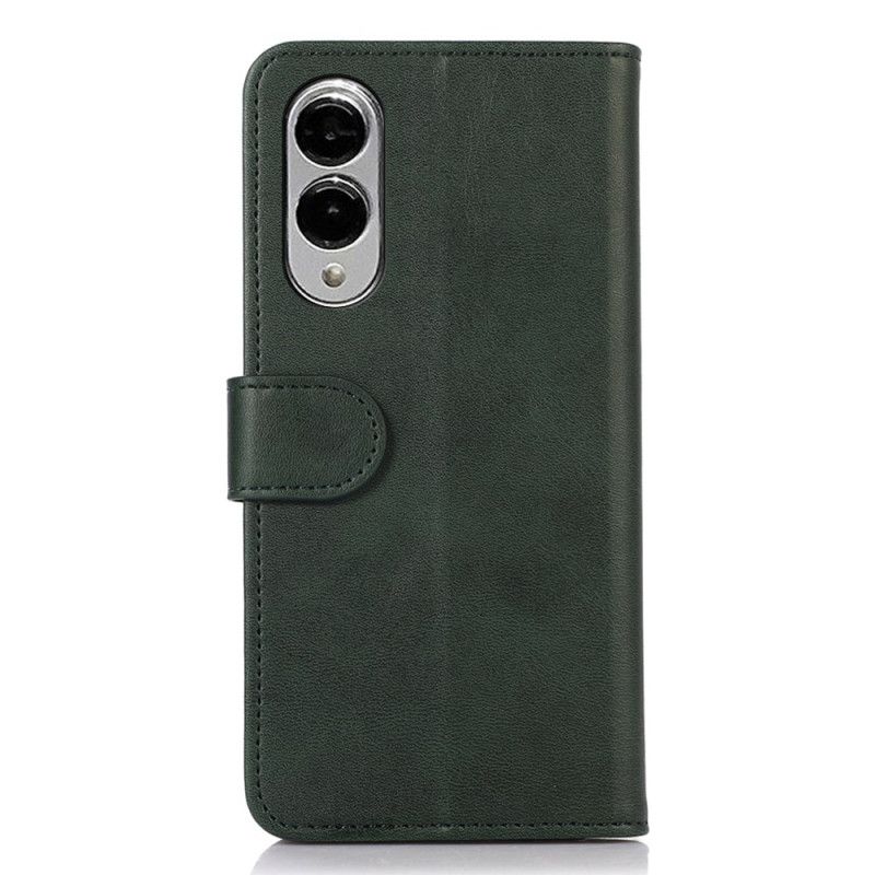 Lærdeksel Folio Deksel Samsung Galaxy S25 5g Edge Mobildeksel Teksturert Skinn