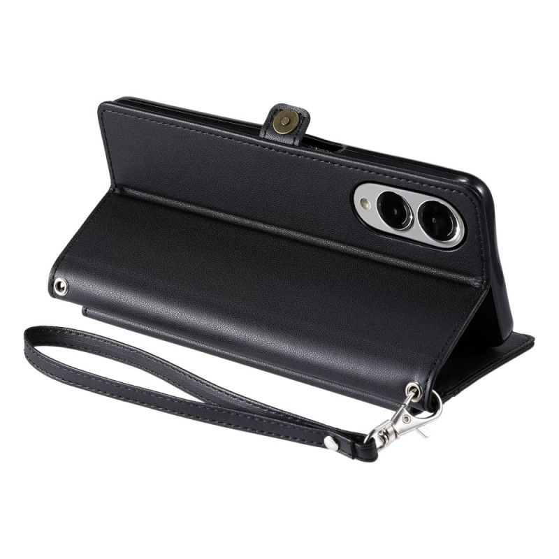 Lærdeksel Folio Deksel Samsung Galaxy S25 5g Edge Mobildeksel Veske