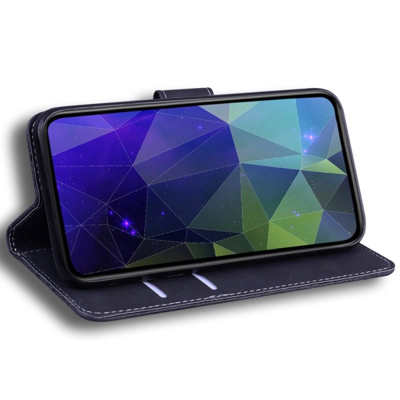 Lærdeksel Folio Deksel Samsung Galaxy S25 5g Edge Semsket Skinnstil