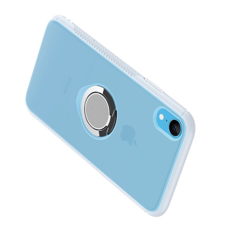 Deksel for iPhone XR Rosa Innvendig / Utvendig Fargeskifte Med Ring