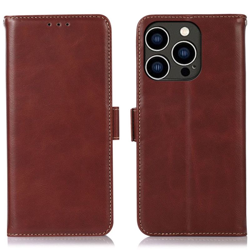 Folio Deksel iPhone 16 Pro Max Premium Rfid-beskyttelse Beskyttelse Deksel