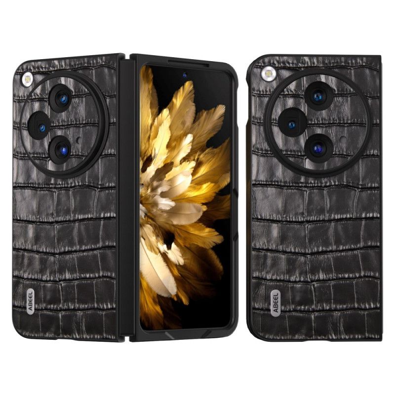Deksel Oppo Find N3 Abeel Krokodilleskinneffekt