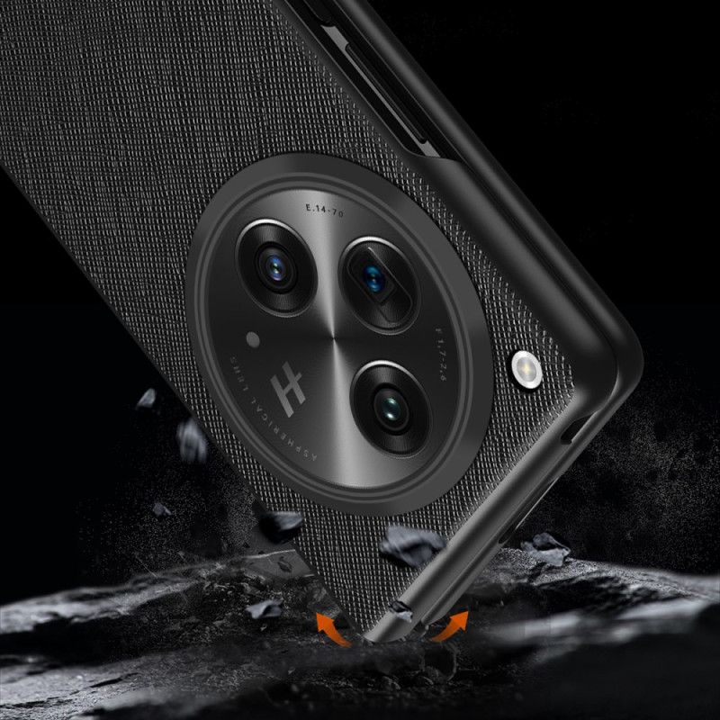 Deksel Oppo Find N3 Åpen Vevd Tekstur