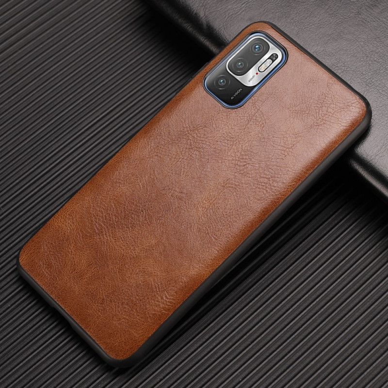 Deksel Xiaomi Redmi Note 10 5G Svart Skinneffekt