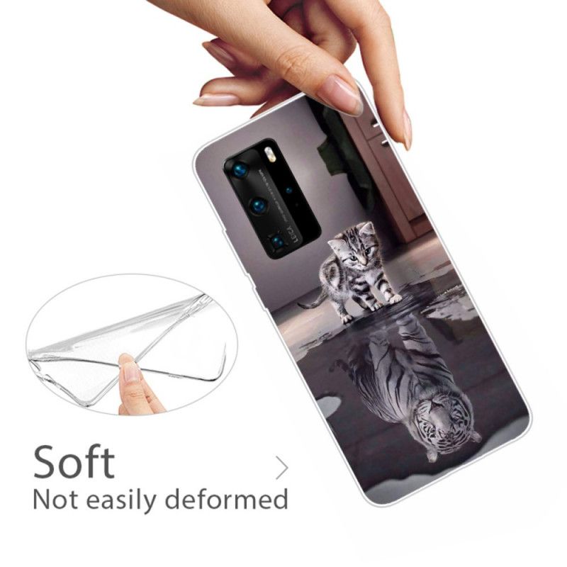 Deksel Huawei P40 Pro Ernest Tigeren