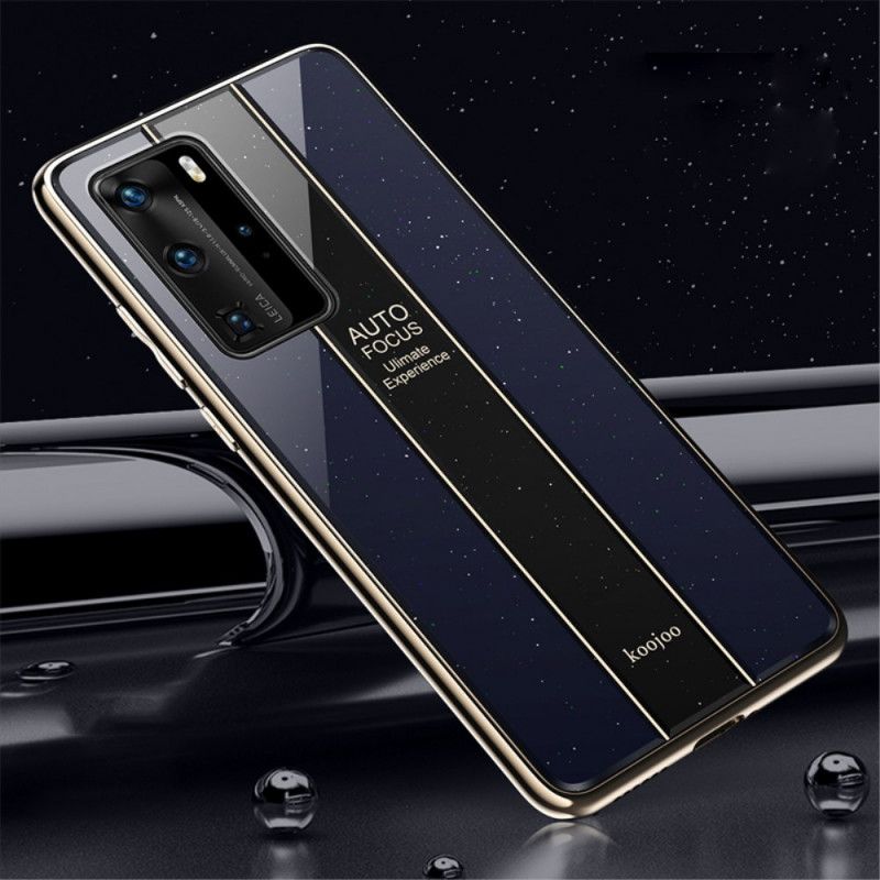 Deksel Huawei P40 Pro Rød Galvanisert Hybrid