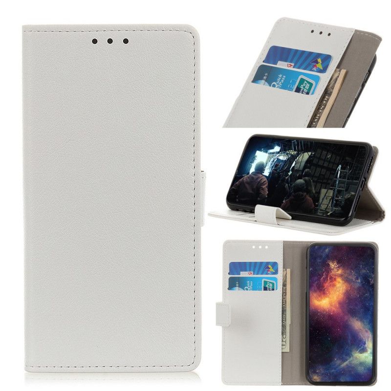 Lærdeksel Folio Deksel Huawei P40 Pro Svart Mobildeksel Klassisk