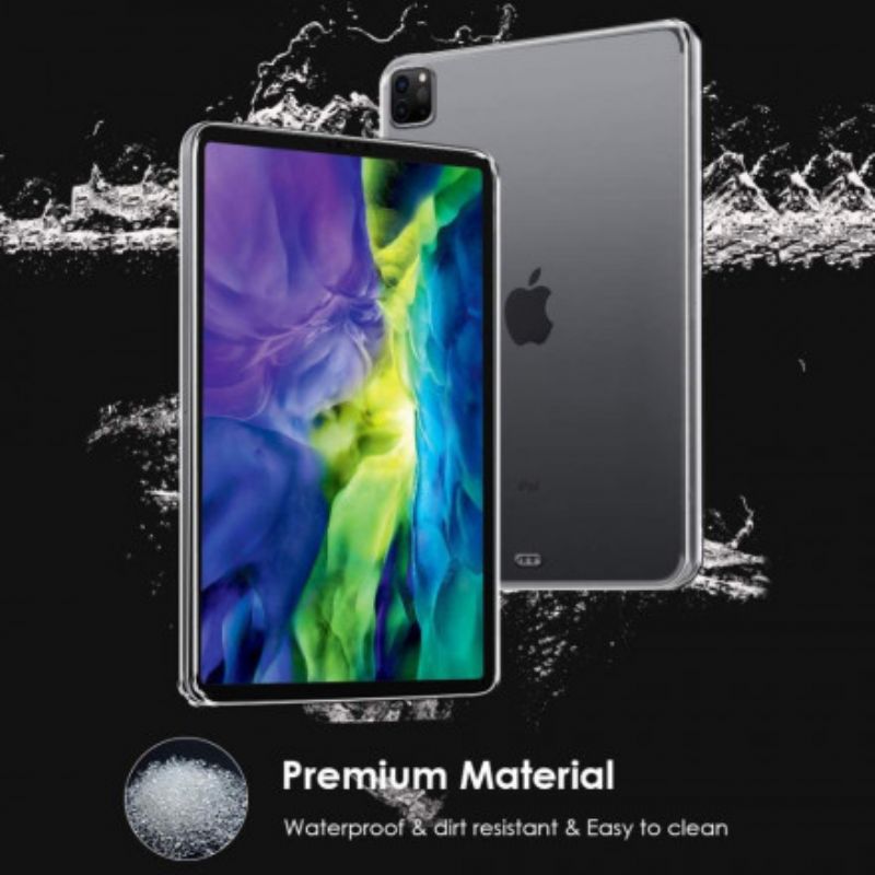 Deksel iPad Pro 12.9" (2021) (2020) (2018) Klar Silikon