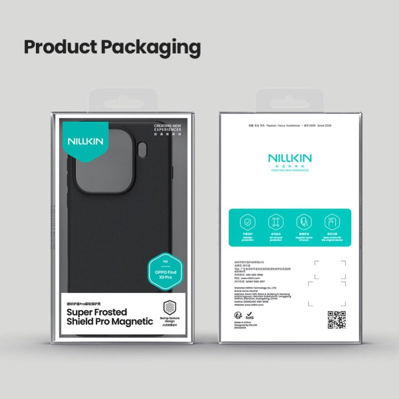 Deksel Oppo Find X9 Pro 5g Magsafe Frosted Shield Pro Nillkin Beskyttelse Deksel