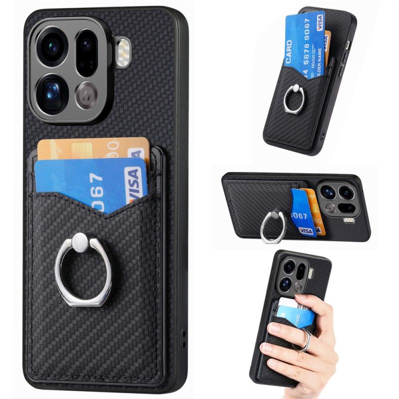 Deksel Oppo Find X9 Pro 5g Mobildeksel Ringholder Og Kortholder