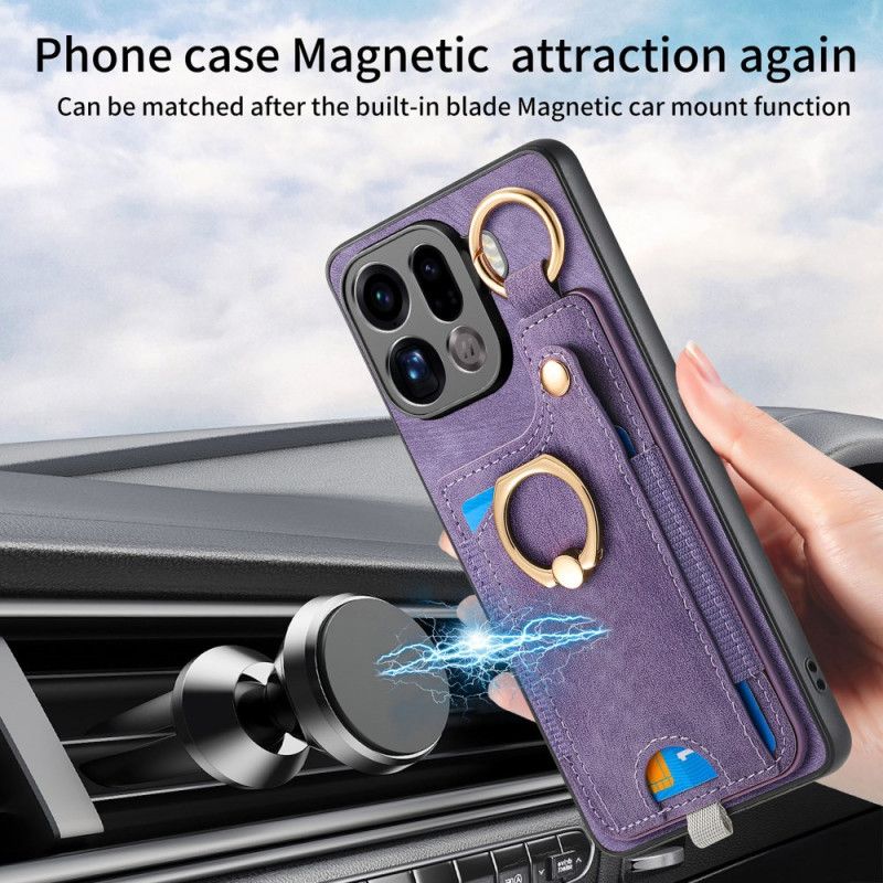 Deksel Til Oppo Find X9 Pro 5g Kortholder Og Ringholder