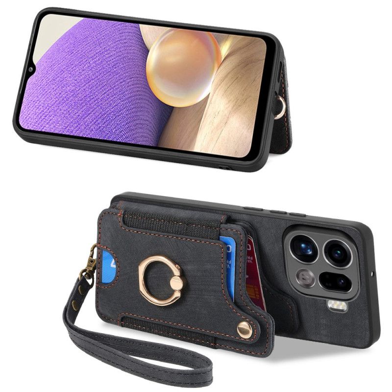 Deksel Til Oppo Find X9 Pro 5g Rfid-kortholder I Retrodesign