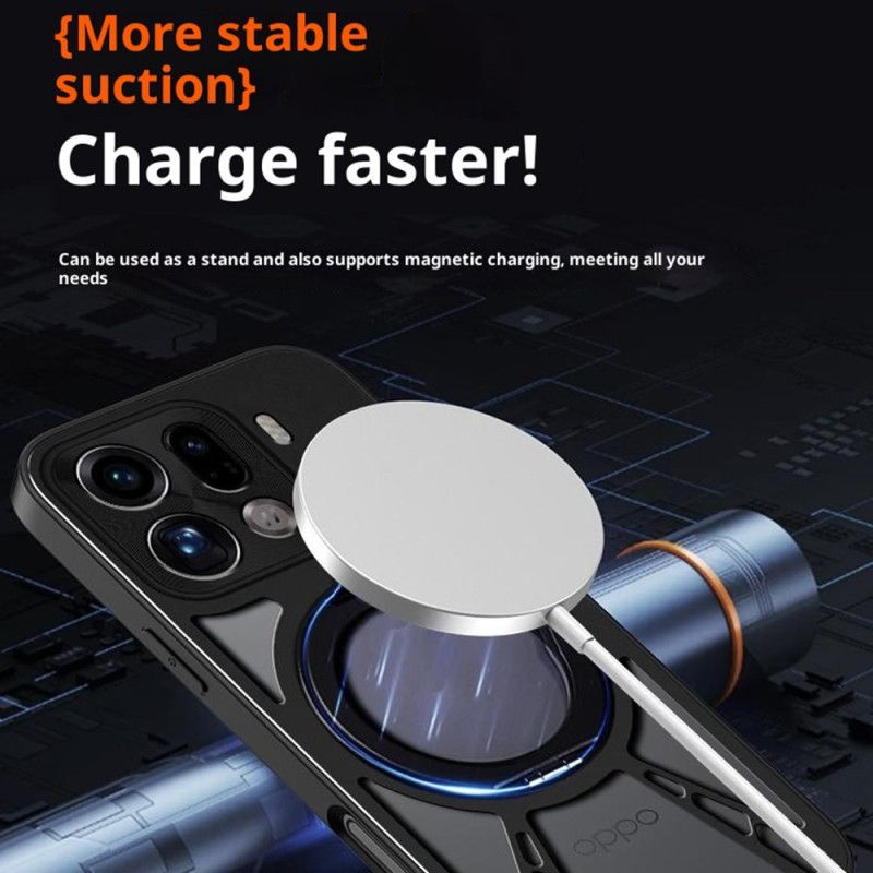 Deksel Til Oppo Find X9 Pro 5g Roterende Magnetisk Stativ Og Varmeavledning