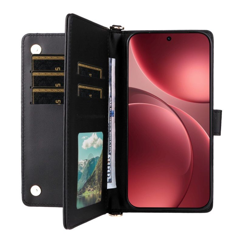 Folio Deksel Oppo Find X9 Pro 5g Vattert Med Stropper