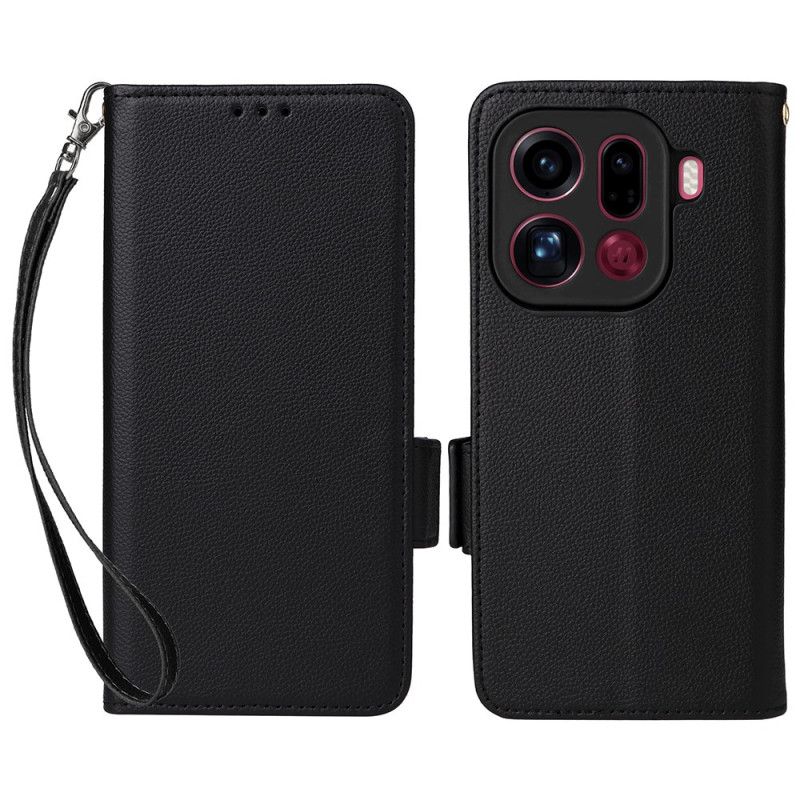 Folio Deksel Til Oppo Find X9 Pro 5g Imitasjon