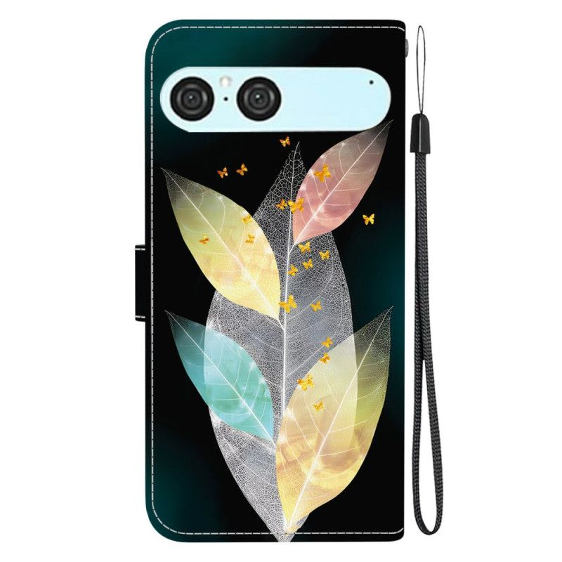 Folio Deksel Sony Xperia 10 Vii Fargerike Blader