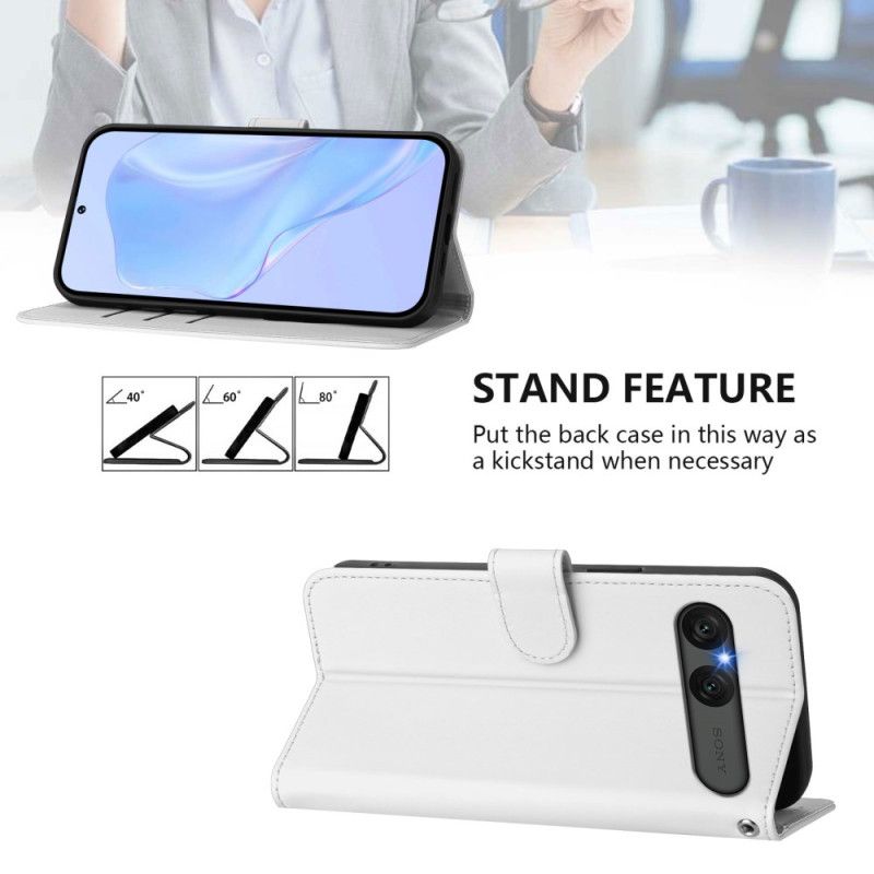 Folio Deksel Sony Xperia 10 Vii Kunstskinn