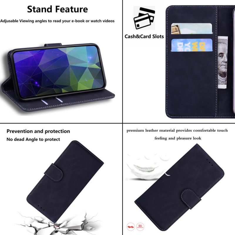 Folio Deksel Sony Xperia 10 Vii Semsket Skinneffekt