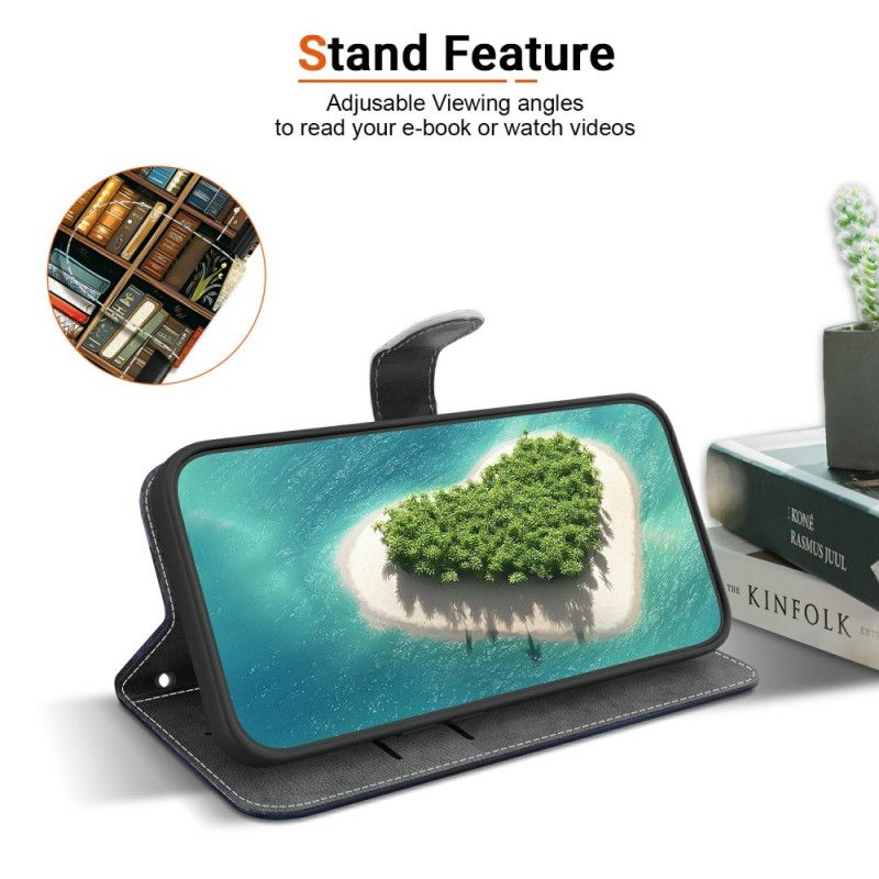 Lærdeksel Folio Deksel Sony Xperia 10 Vii Mobildeksel Bokhylle