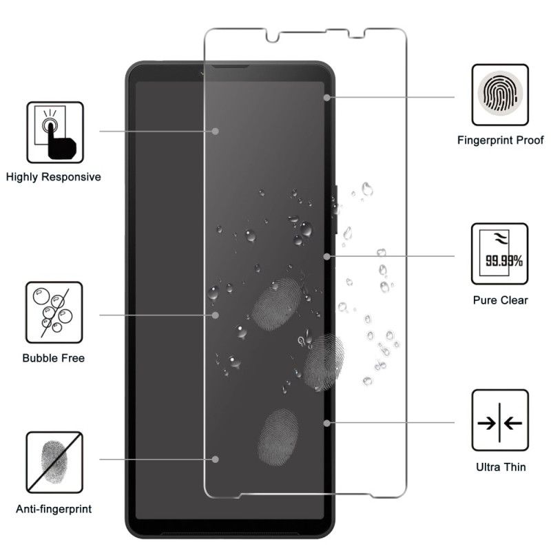 Skjermbeskytter I Herdet Glass For Sony Xperia 10 Vii