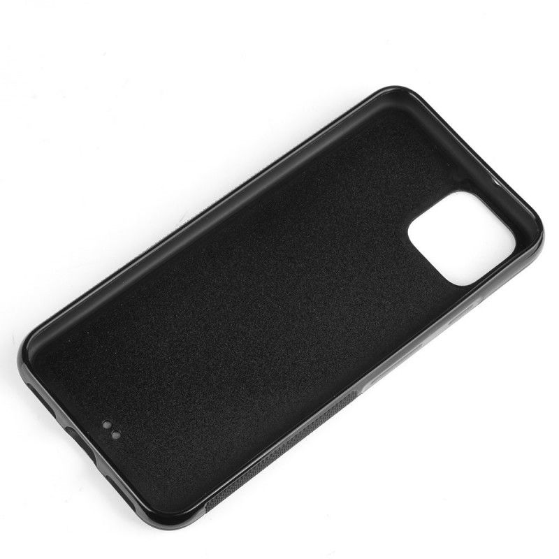 Deksel Google Pixel 4 Grå Skinneffekt I Vintage Utseende