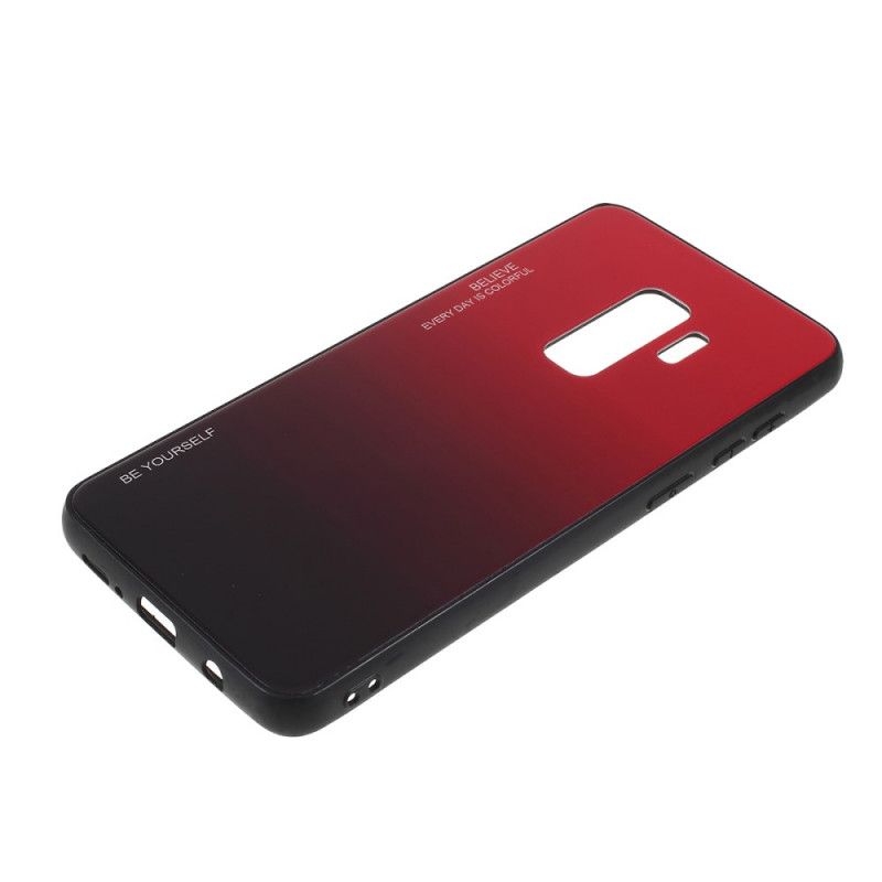 Deksel Samsung Galaxy S9 Plus Rød Galvanisert Farge