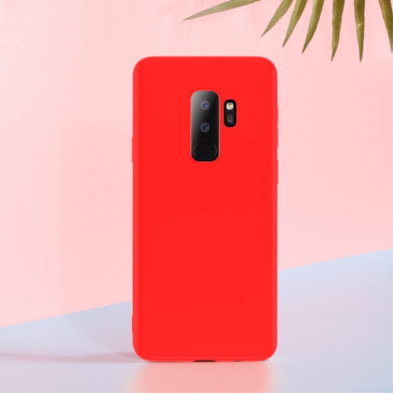 Deksel Samsung Galaxy S9 Plus Svart Flytende Silikon På X-Nivå
