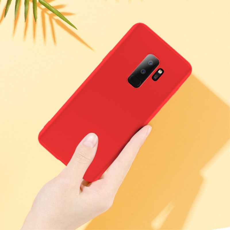 Deksel Samsung Galaxy S9 Plus Svart Flytende Silikon På X-Nivå