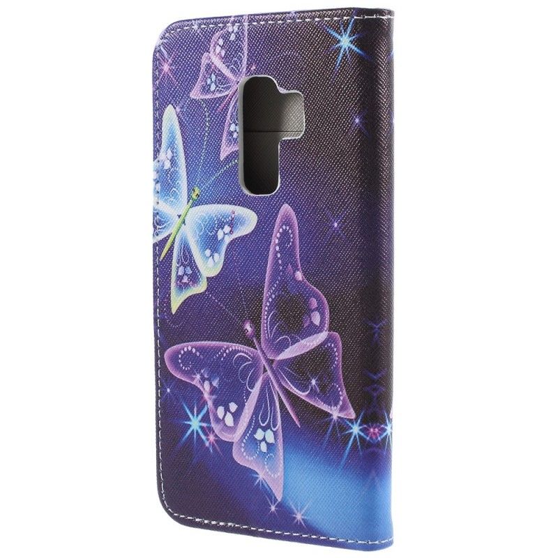 Folio Deksel for Samsung Galaxy S9 Plus Sommerfugler