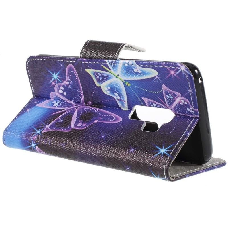 Folio Deksel for Samsung Galaxy S9 Plus Sommerfugler