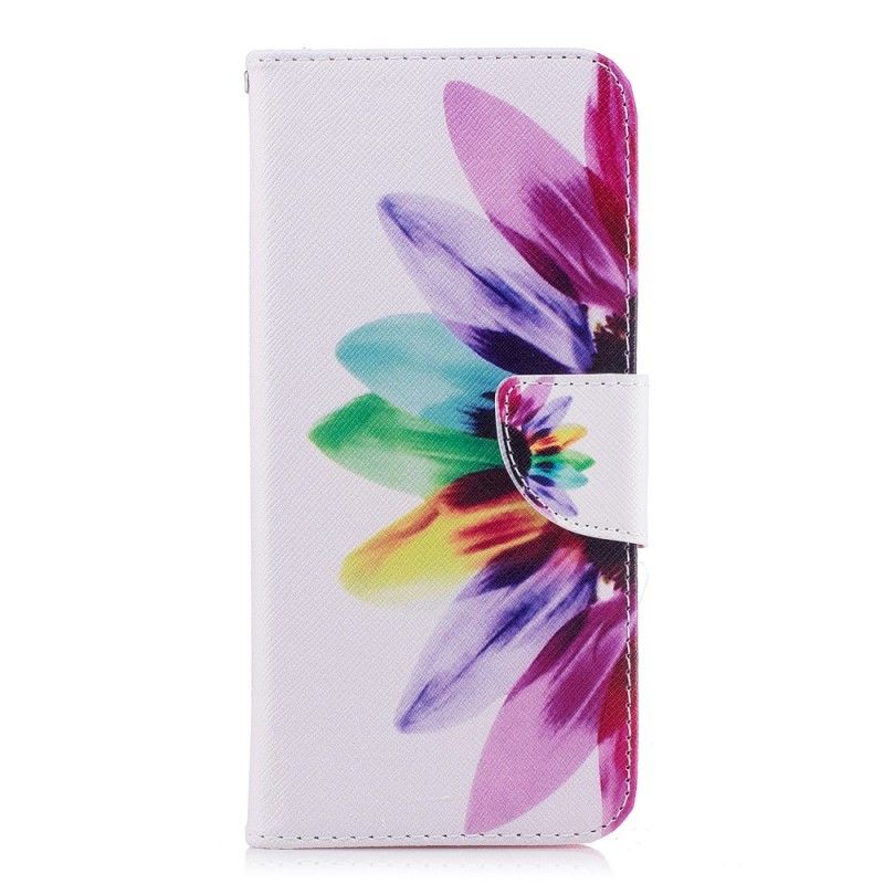 Folio Deksel Samsung Galaxy S9 Plus Akvarellblomst