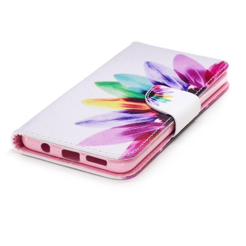 Folio Deksel Samsung Galaxy S9 Plus Akvarellblomst